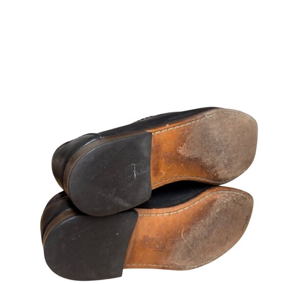 Allen Edmonds Men's Woodstock Black & Brown Leather Tassel Loafers Size 8 - Picture 3 of 8